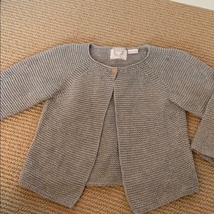 Zara kids grey marl one button cardigan🧶